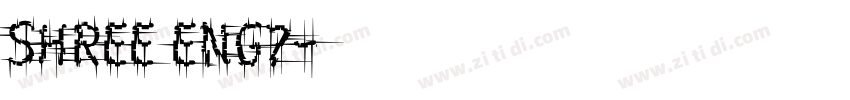 SHREE ENG7字体转换